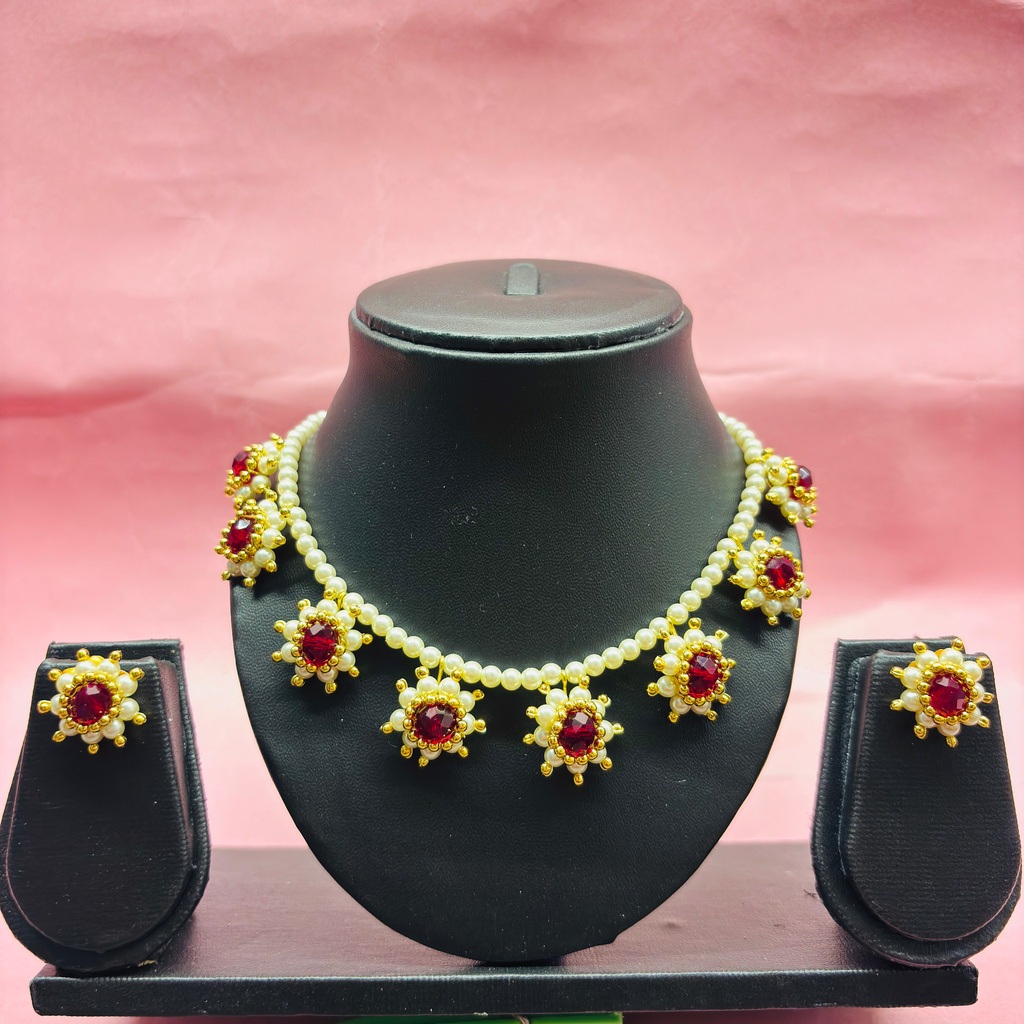 Moti Choker Set