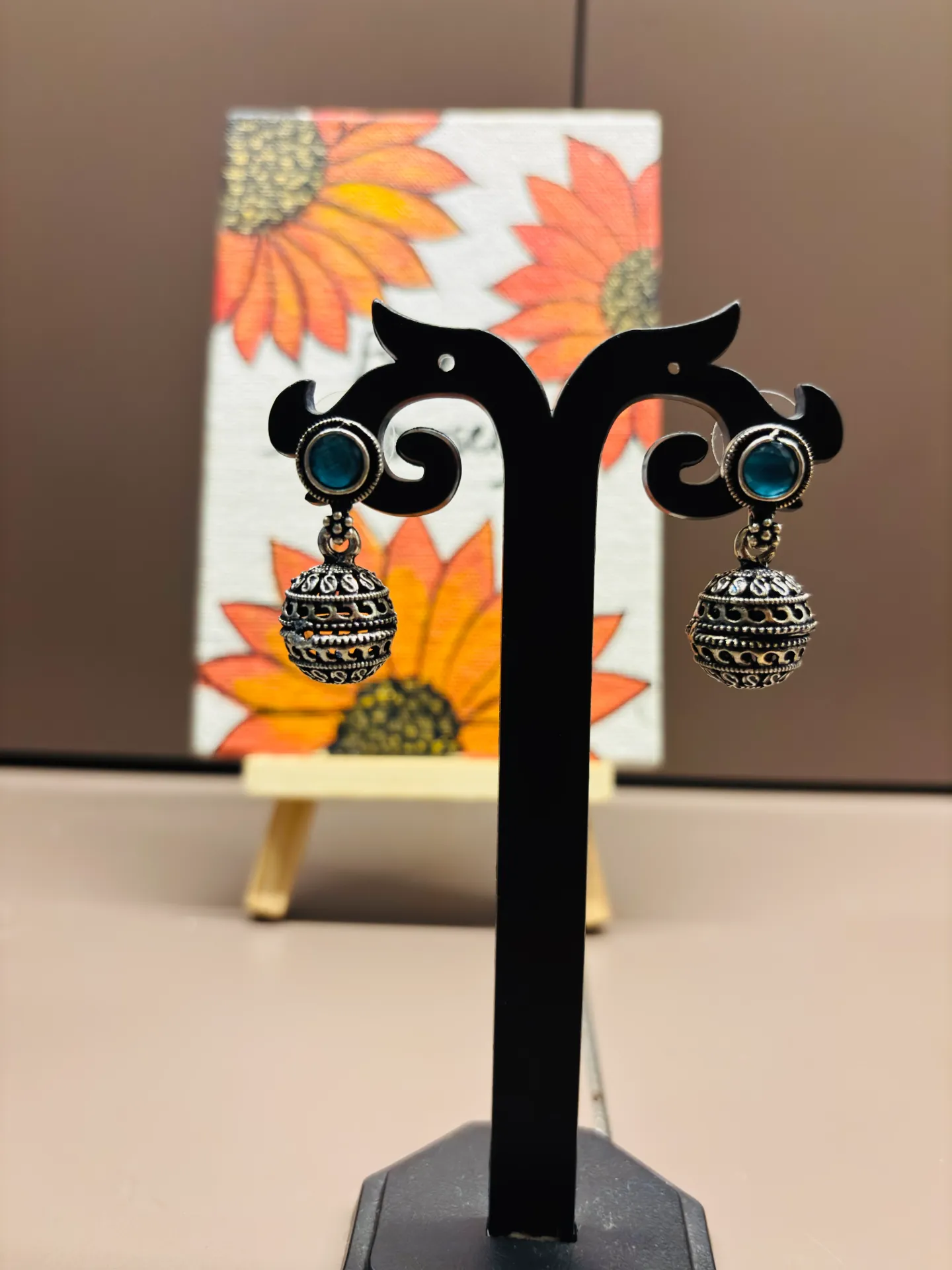 Morni Jhumki Bells (blue)