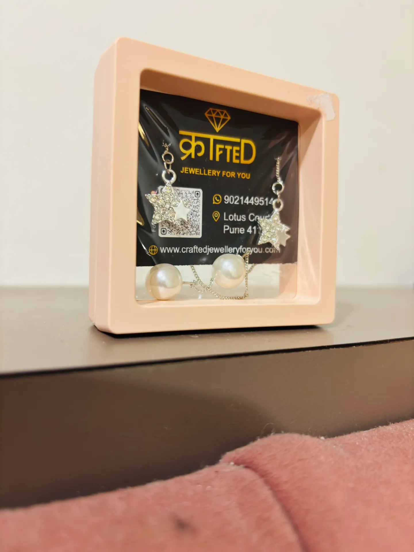 Star & Pearl Earring